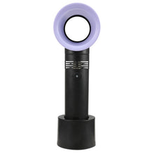 Load image into Gallery viewer, Fan Electric Bladeless Fan Portable Cordless Usb Charging Mini Handheld Fan Handheld Mini Cooler No Leaf Handy Concise design