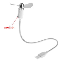 Load image into Gallery viewer, Mini Energy Saving Flexible USB Cooling Fan With Switch For Notebook Laptop Computer
