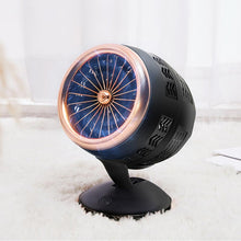 Load image into Gallery viewer, TOMNEW Portable Rotary USB Charged  Double Leaf  Intelligent Fan Turbine Convection Circulating Air Cooler Summer Fan