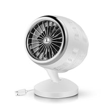 Load image into Gallery viewer, TOMNEW Portable Rotary USB Charged  Double Leaf  Intelligent Fan Turbine Convection Circulating Air Cooler Summer Fan