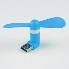 Load image into Gallery viewer, Pocket Fans USB Gadget Portable Summer Micro USB Cooling Fan Mini Fan Universal For Xiaomi Android OTG Phones Power Bank Laptop