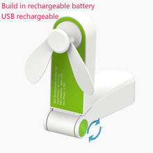 Load image into Gallery viewer, 1200mA Battery Portable Neck Fan Hand Free Neckband Fans  With USB Rechargeable 3 Speed Mini Fan Summer Cooler