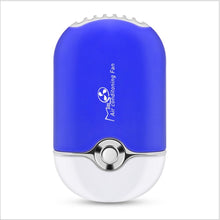 Load image into Gallery viewer, USB Mini Fan Air Conditioning Blower Quick Dryer For Eyelash Extension &amp; Nail Polish Rechargeable Quick Dry Pocket Cooling Fan