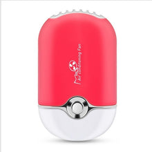 Load image into Gallery viewer, USB Mini Fan Air Conditioning Blower Quick Dryer For Eyelash Extension &amp; Nail Polish Rechargeable Quick Dry Pocket Cooling Fan